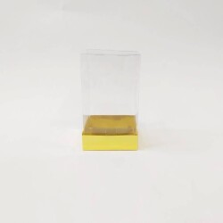 Asetat Altın Pencereli kutu 9x9x15 5 Adet - 