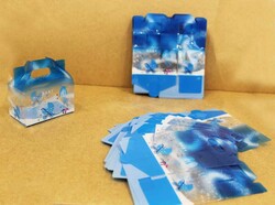 Asetat Şekerlik Kutu Baby Mavi 50'Li - 