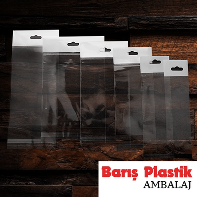 Askılı Bantlı Opp Poşet 12x35 1000'li - 2