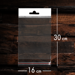 Askılı Bantlı Opp Poşet 16x30 1000'li - 1