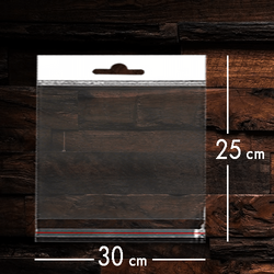 Askılı Bantlı Opp Poşet 30x25 250li - 1