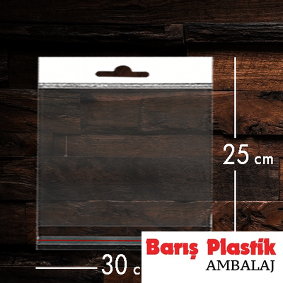 Askılı Bantlı Opp Poşet 30x25 250li - 1