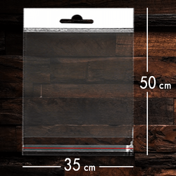 Askılı Bantlı Opp Poşet 35x50 250li - 1