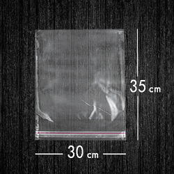 Bantlı Jelatin Poşet Şeffaf Torba 30x35Cm / 5 Kg - 1