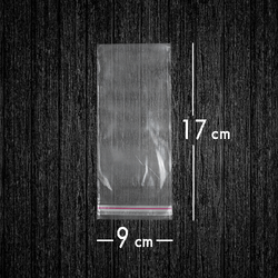Bantlı Jelatin Poşet Şeffaf Torba 9x17 Cm / 1.75 Kg - 1