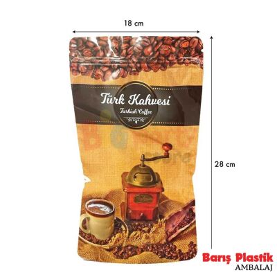 Baskılı Doypack Türk Kahvesi 18x28Cm - 1