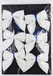 Fiyonk Eva Simli 6'lı Mini Boy 7 cm Beyaz - 