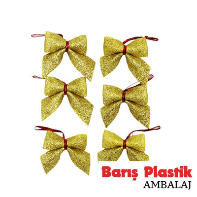 Fiyonk Eva Simli 6'lı Mini Boy 7 cm Gold - 1