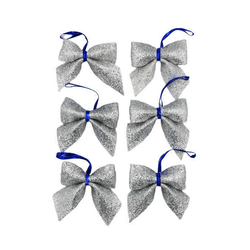 Fiyonk Eva Simli 6'lı Mini Boy 7 cm Gümüş - 