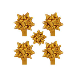 Fiyonk Süs Kutup Yıldızı Mat Gold Yapışkanlı 24 Lü - 