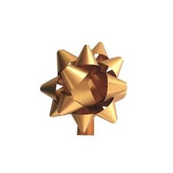 Fiyonk Süs Parlak Metalik Gold Yapışkanlı 100'Lü - 