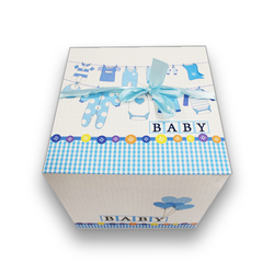 İthal Katlamalı Kutu Baby Mavi (Ebat Seçiniz) - Thumbnail