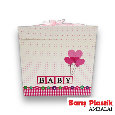 İthal Katlamalı Kutu Baby Pembe (Ebat Seçiniz) - 2