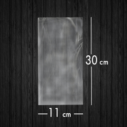Jelatin Poşet Şeffaf Torba 11x30 Cm / 2.5 Kg - 1