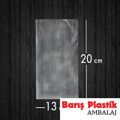 Jelatin Poşet Şeffaf Torba 13x20 Cm / 1,750 Kg - 1