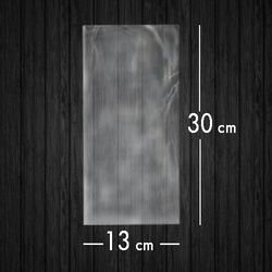 Jelatin Poşet Şeffaf Torba 13x30 Cm / 2.5 Kg - 1