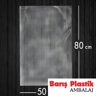 Jelatin Poşet Şeffaf Torba 50x80 Cm / 5 Kg - 1