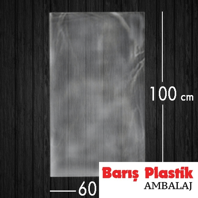 Jelatin Poşet Şeffaf Torba 60x100 Cm / 5 Kg - 1
