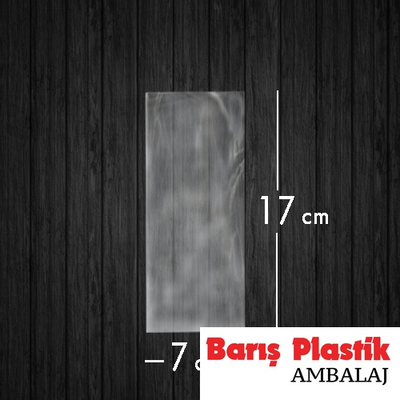 Jelatin Poşet Şeffaf Torba 7x17 Cm / 1,75 Kg - 1