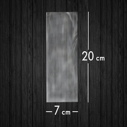 Jelatin Poşet Şeffaf Torba 7x20 Cm / 1,75 Kg - 1
