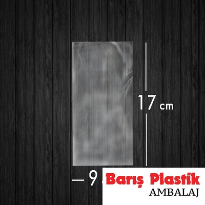 Jelatin Poşet Şeffaf Torba 9x17 Cm / 2 Kg - 1