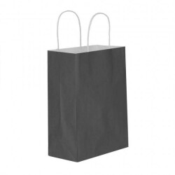 Kağıt Çanta 25 x 31 Cm Siyah 25 Adet - 