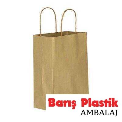 Kağıt Çanta Büyük Boy 31 x 41 Cm Kraft 25'li - 1