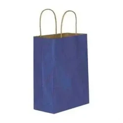 Kağıt Çanta Büyük Boy 31 x 41 x 12 Cm Lacivert 25 Adet - 