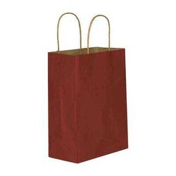 Kağıt Çanta Büyük Boy 45 x 50 Cm Bordo 25 'li - 