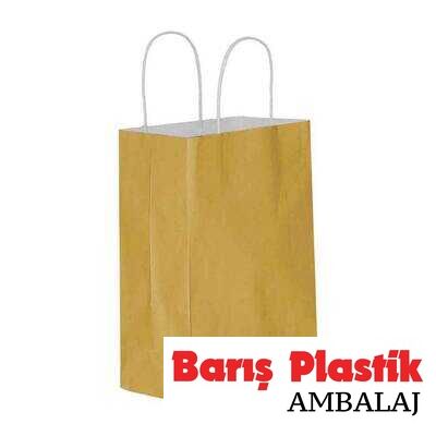 Kağıt Çanta Büyük Boy 45 x 50 Cm Gold 25 'li - 1