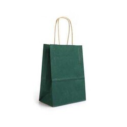 Kağıt Çanta Büyük Boy 45 x 50 Cm Koyu Yeşil 25 'li - 