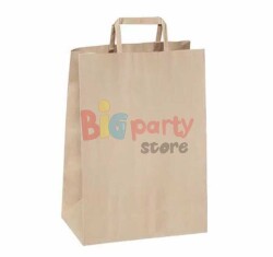 Catering Kağıt Çanta Flat Sap 18x28x10 25 Adet - 