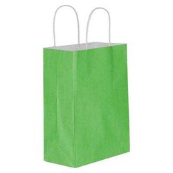 Kağıt Çanta Küçük Boy 18 x 24 Cm Koyu Yeşil 25 'li - 