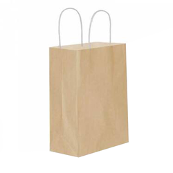 Kağıt Çanta Küçük Boy 18 x 24 Cm Kraft 25 'li - 