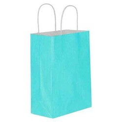 Kağıt Çanta Küçük Boy 18 x 24 Cm Mavi 25 'li - 