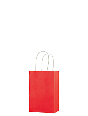 Kağıt Çanta Mini Boy 12x15x6 Cm 25 Parça Kırmızı - 1