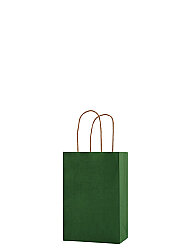 Kağıt Çanta Mini Boy 12x15x6 Cm 25 Parça Koyu Yeşil - 