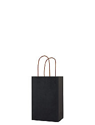 Kağıt Çanta Mini Boy 12x15x6 Cm 25 Parça Siyah - 