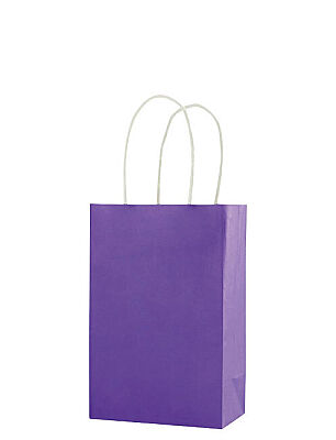 Kağıt Çanta Mini Boy 16x21x8 Cm 25 Parça Mor - 1