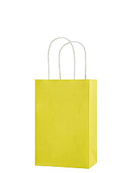 Kağıt Çanta Mini Boy 16x21x8 Cm 25 Parça Sarı - 