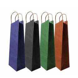 Kağıt Çanta Şişe Boy 12 x 34 Cm 10'lu (Renk Seçiniz) - Thumbnail