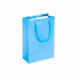 Karton Çanta 12 x 17 Cm Mavi 25 'li - 