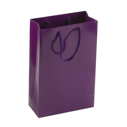 Karton Çanta 12 x 17 Cm Mor 25 'li - 