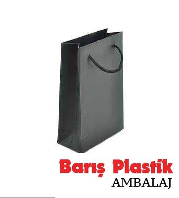Karton Çanta 17 x 25 Cm Siyah 25li - 1