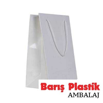 Karton Çanta 26 x 24 Cm Beyaz 25li - 1