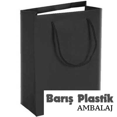 Karton Çanta 26 x 38 Cm Siyah 25li - 1