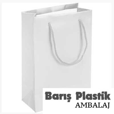 Karton Çanta 35 x 45 Cm Beyaz 10 'lu - 1