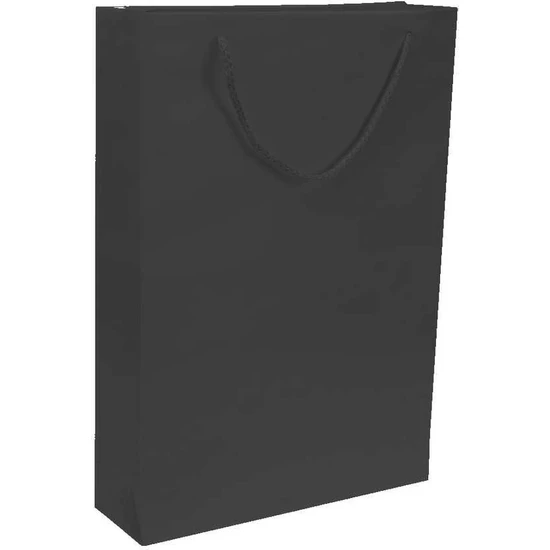 Karton Çanta 35 x 45 Cm Siyah 10 'lu - 