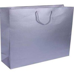 Karton Çanta 54 x 38 Cm Gümüş 10 'lu - 