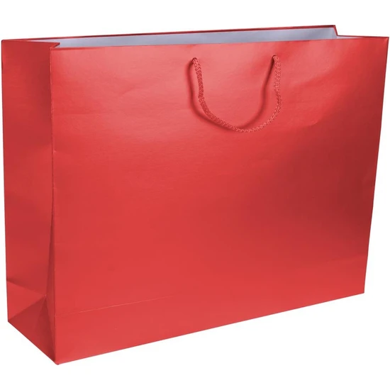 Karton Çanta 54 x 38 Cm Kırmızı 10 'lu - 